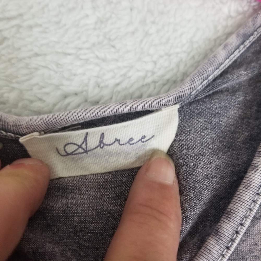 Agree Gray washed Sleeves dress - Picture 3 of 7